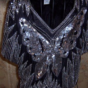 Sequine Ladies Dressy Top